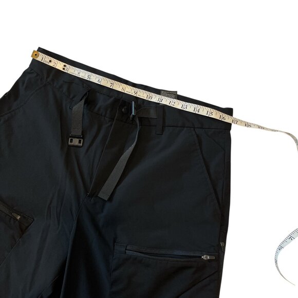 H&M MOVE Hiking Pants Black Size Medium Stretchy Lots of Pockets - Picture 6 of 14